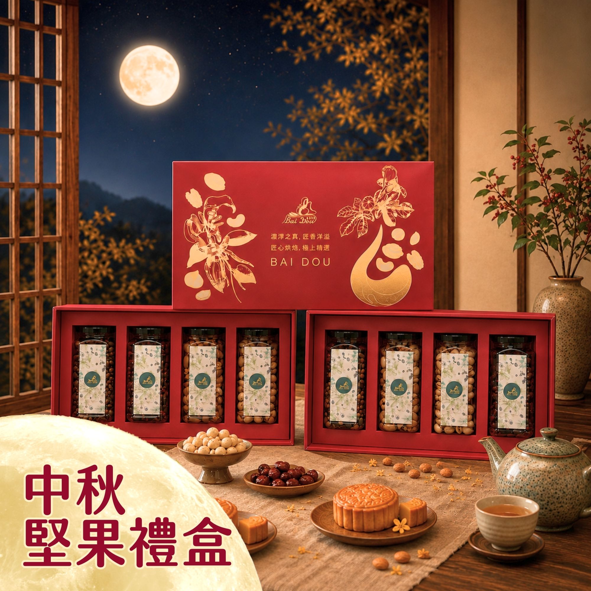百豆堅果中秋禮盒