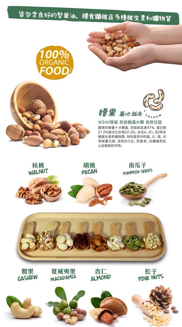 百豆堅果商品介紹
